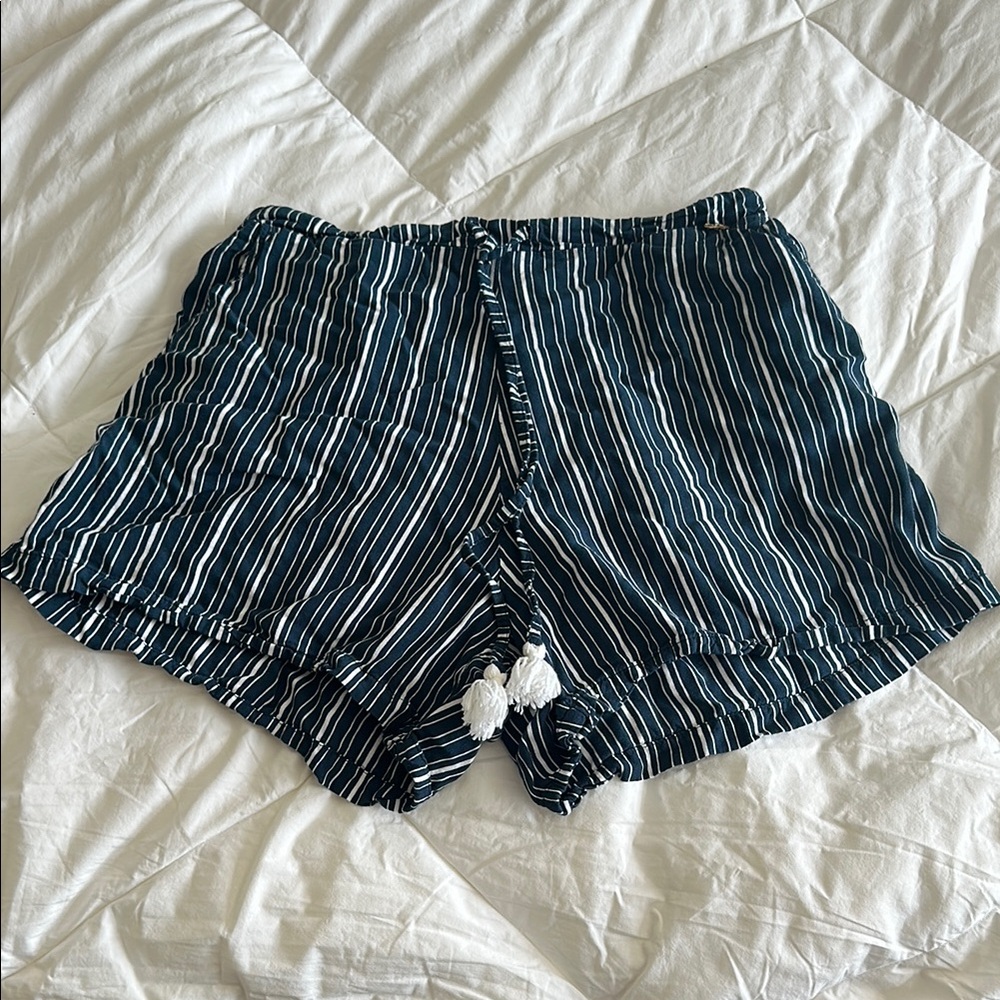 Anthropologie Blue and White Shorts